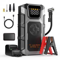 【Deals】Amazon Coupon Codes  5000A Jump Starter with Air Compressor, Portable Car Battery Jump Starter Battery Pack, 12V Car Jump Box Car Battery Jumper Starter 150PSI Car Tire Inflator (Up to 8.0 Gas/7.5L Diesel)